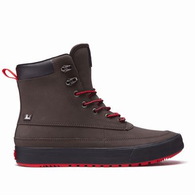 Férfi Supra OAKWOOD Magasszárú Cipő HU584107 Csokoládé